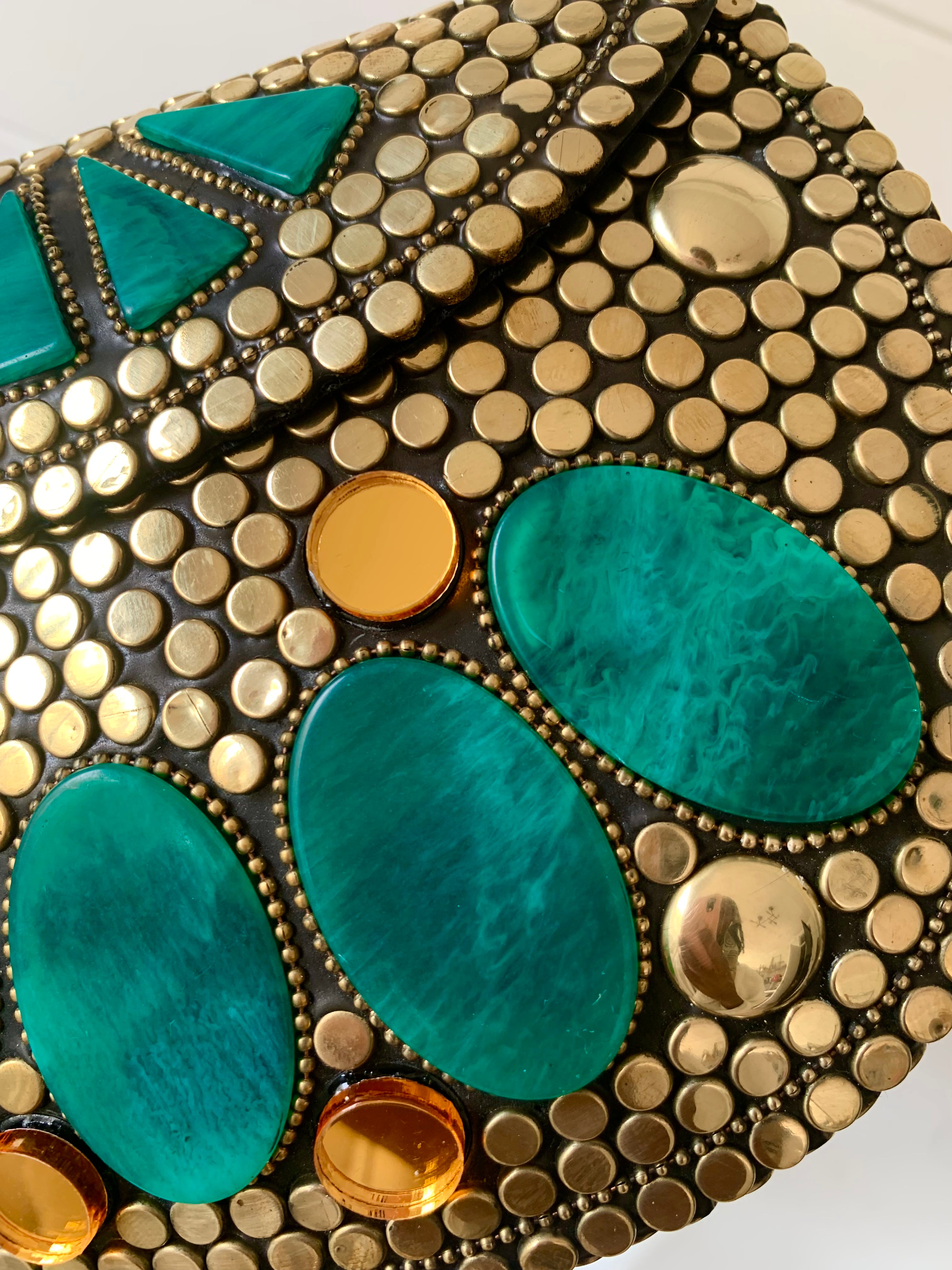Mosaic handcrafted bag