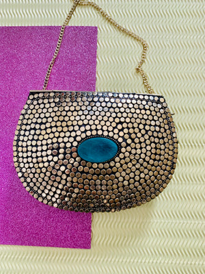 Mosaic handcrafted bag