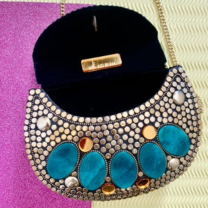Mosaic handcrafted bag