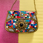 Mosaic handcrafted bag