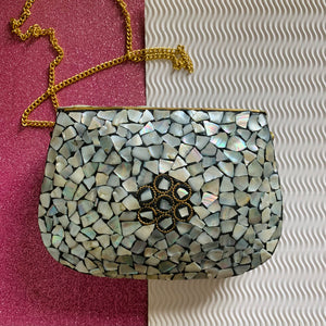 Mosaic handcrafted bag