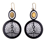 Peacock earrings