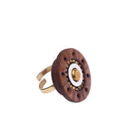 Sundial Beaded Ring