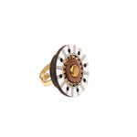 Sundial Beaded Ring