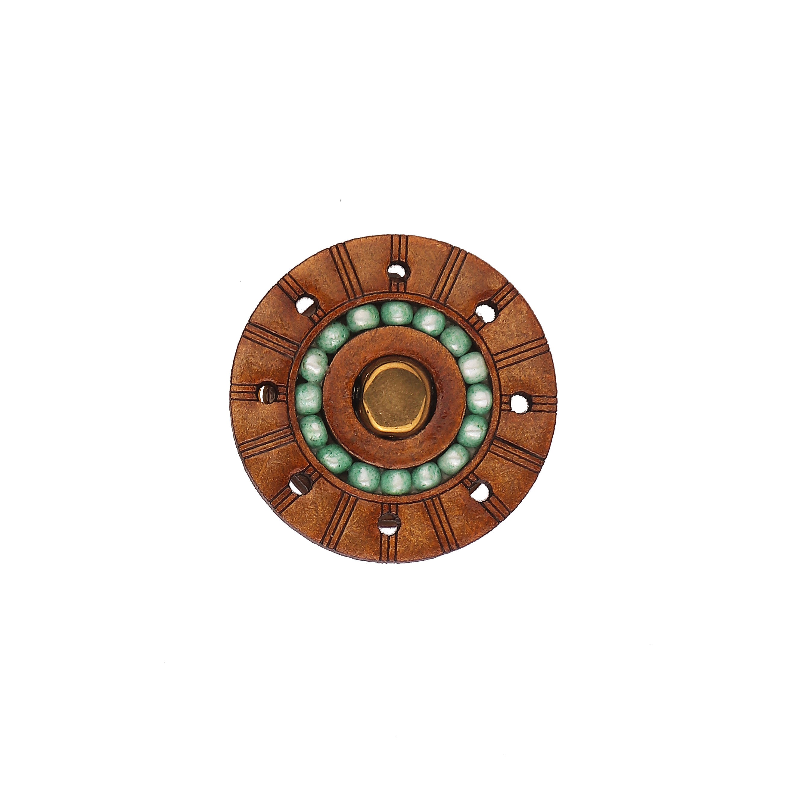 Sundial Beaded Ring