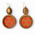 Peacock earrings