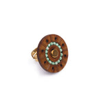 Sundial Beaded Ring